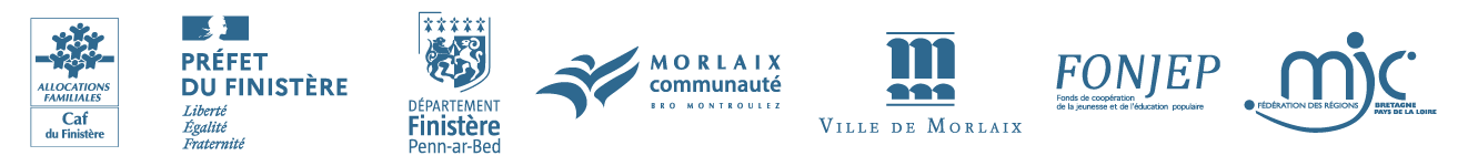 Caf du Finistère - Préfet du Finistère -
		Département Finistère - Morlaix communauté - FONJEP - MJC