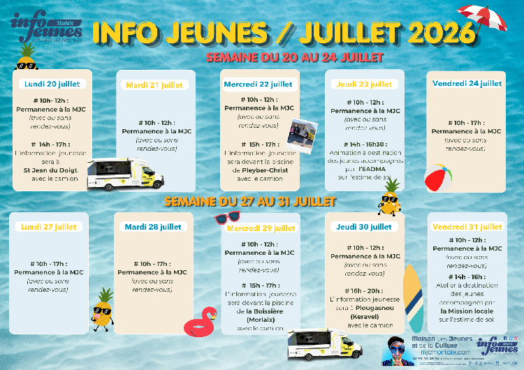 Programme JUILLET 2026