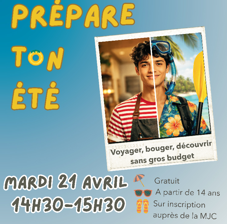 Atelier SIJ Prépare ton été !